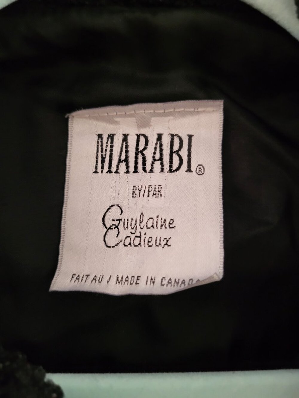 TRUE VINTAGE 90s Marabi Faux Fur Collar Wool-Blend Jacket - Size 10 - Rare - Picture 6 of 7
